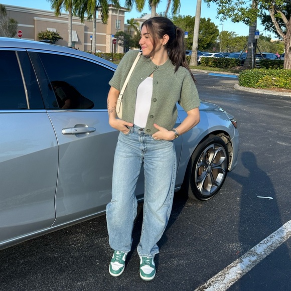 Levi's Light Blue Barrel Cinch Waist - Picture 3 of 4